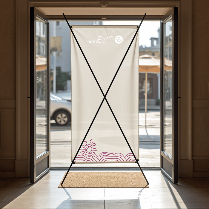 X-banner publicitaire — impression communication Marseille